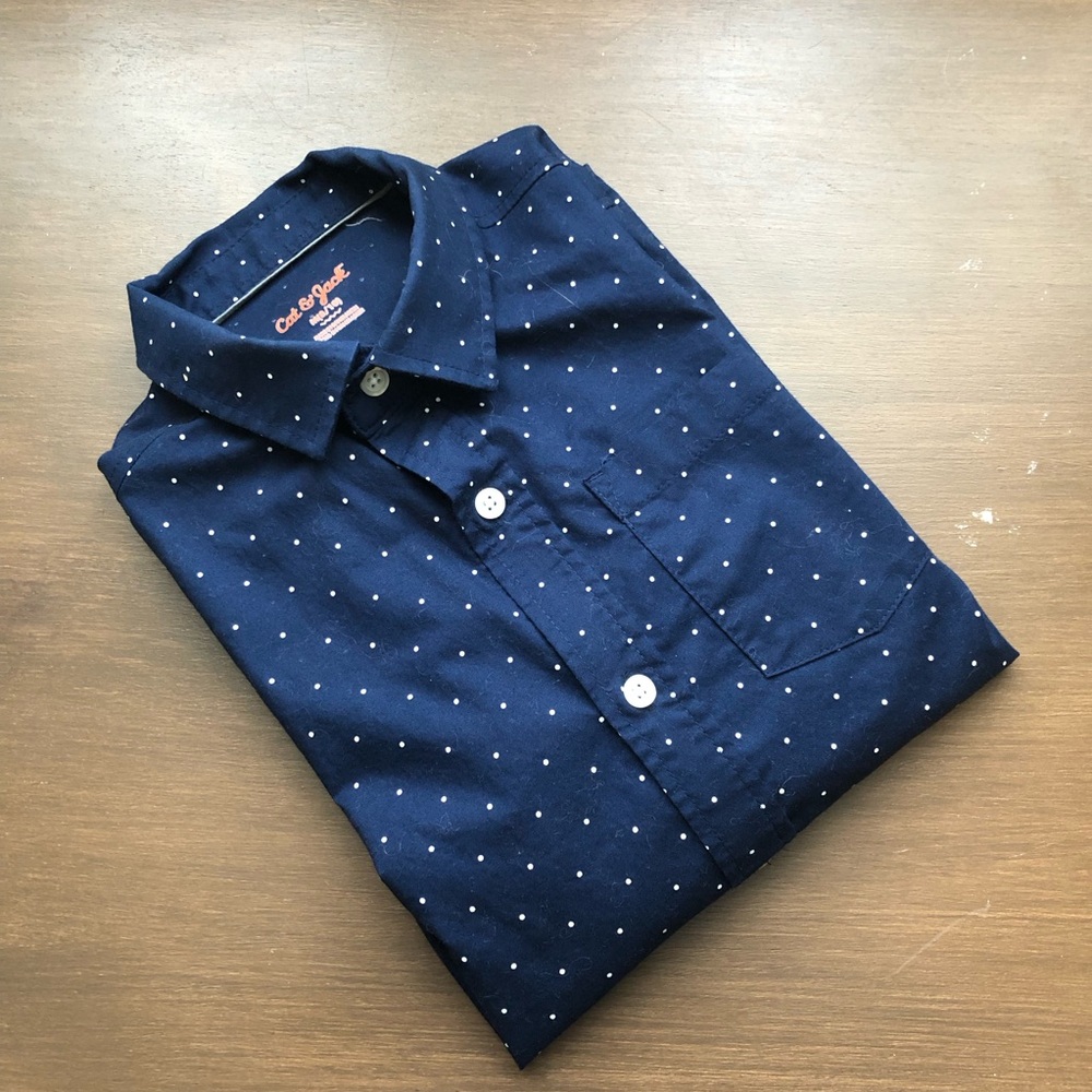 Super flash Cat & Jack button up kids size M